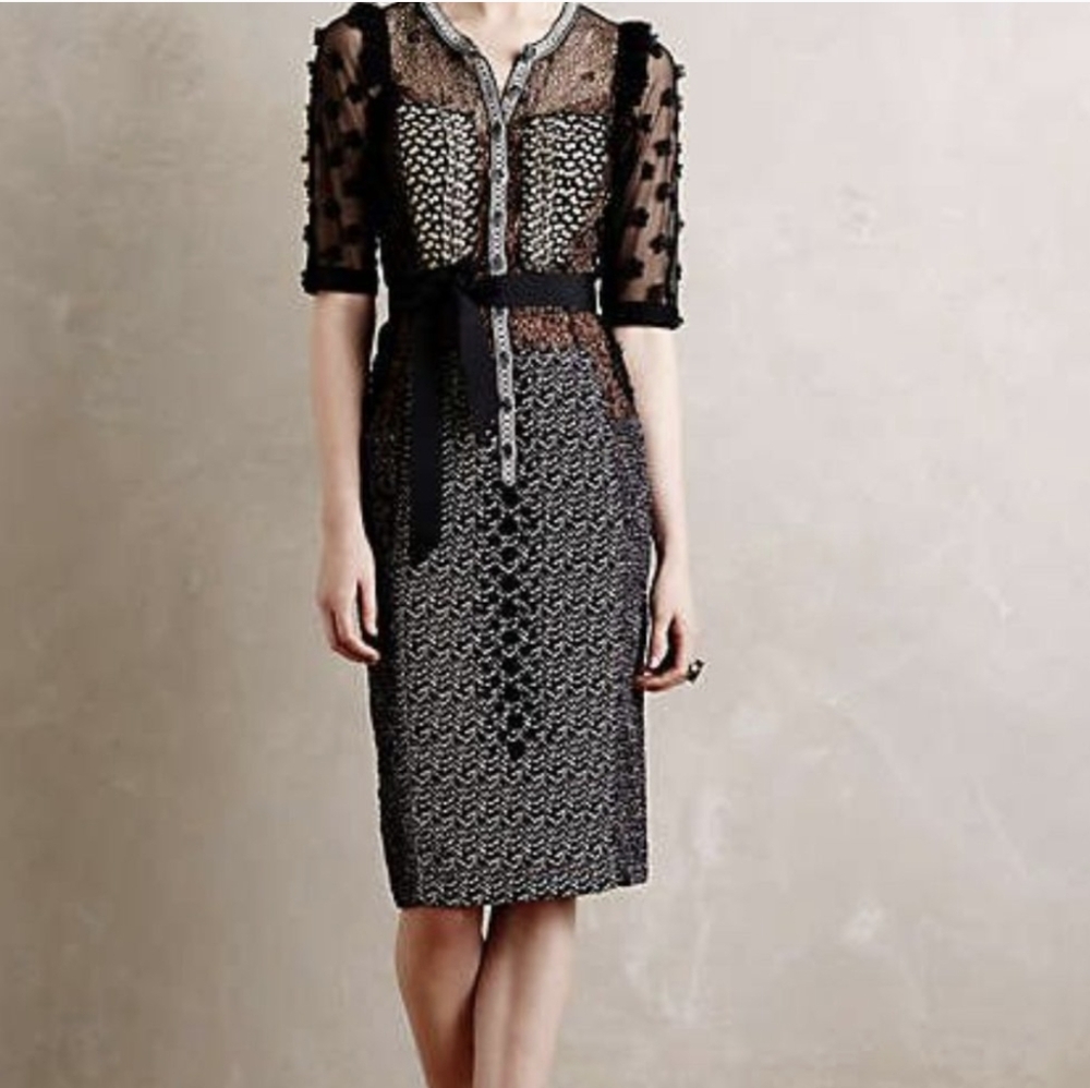 Beguile Byron Lars Allusion Dress 8 Flower